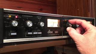 Video thumbnail for DBX 160 VU Compressor Limiter Drum Loop Demonstration. by marcusdolby1