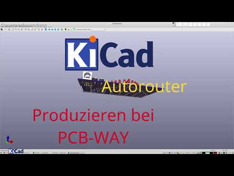 KiCAD - Senden an PCBWay nach dem Autorouten