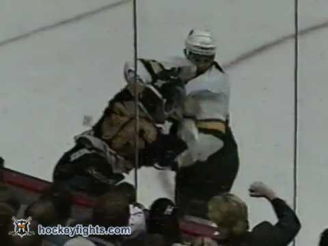 Jeff Odgers vs Gino Odjick Oct 14, 1996