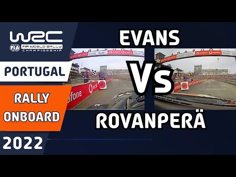 WRC Rally Onboard Split-Sceen : Elfyn Evans Vs Kalle Rovanperä - WRC Vodafone Rally de Portugal 2022
