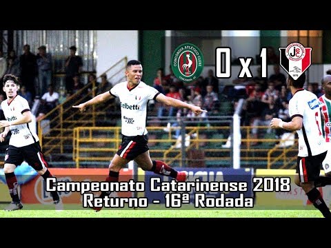 GOL: CONCÓRDIA 0 X 1 JOINVILLE - CATARINENSE 2018 - 25/03/2018 - NARRAÇÃO: JOTA DESCHAMPs