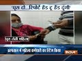 UP: Woman staff of government hospital caught taking bribe on camera from patient's family