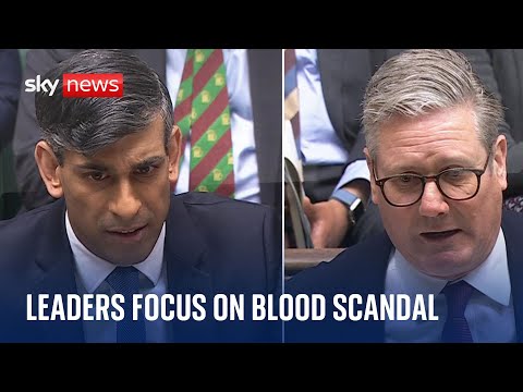 PMQs: Rishi Sunak and Keir Starmer focus on Infected Blood Inquiry