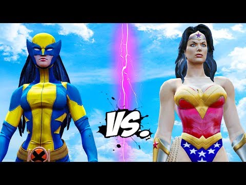 WONDER WOMAN vs X-23 (Wolverine) - Epic Battle Video