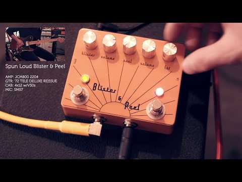 Spun Loud Effects Blister & Peel Fuzz Drive guitar/bass effects pedal image 3