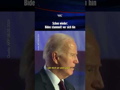 Schon wieder: Biden stammelt vor sich hin | heute-show #shorts