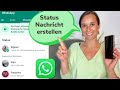 WIE ERSTELLT MAN EINEN WHATSAPP STATUS I 2023