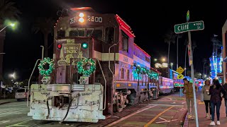 Santa Cruz Holiday Lights Train (Cab Ride!) 12/17/22 [4K]