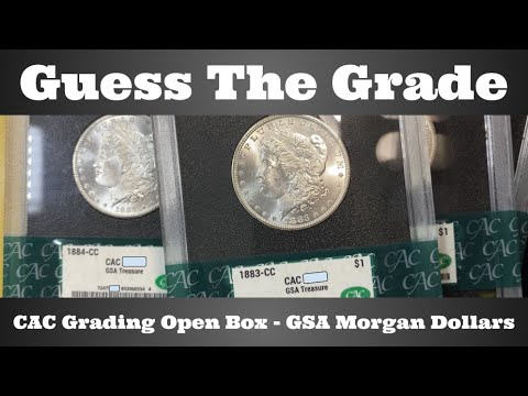 Guess The Grade - CAC Grading (CACG) Open Box - GSA Morgan Dollars