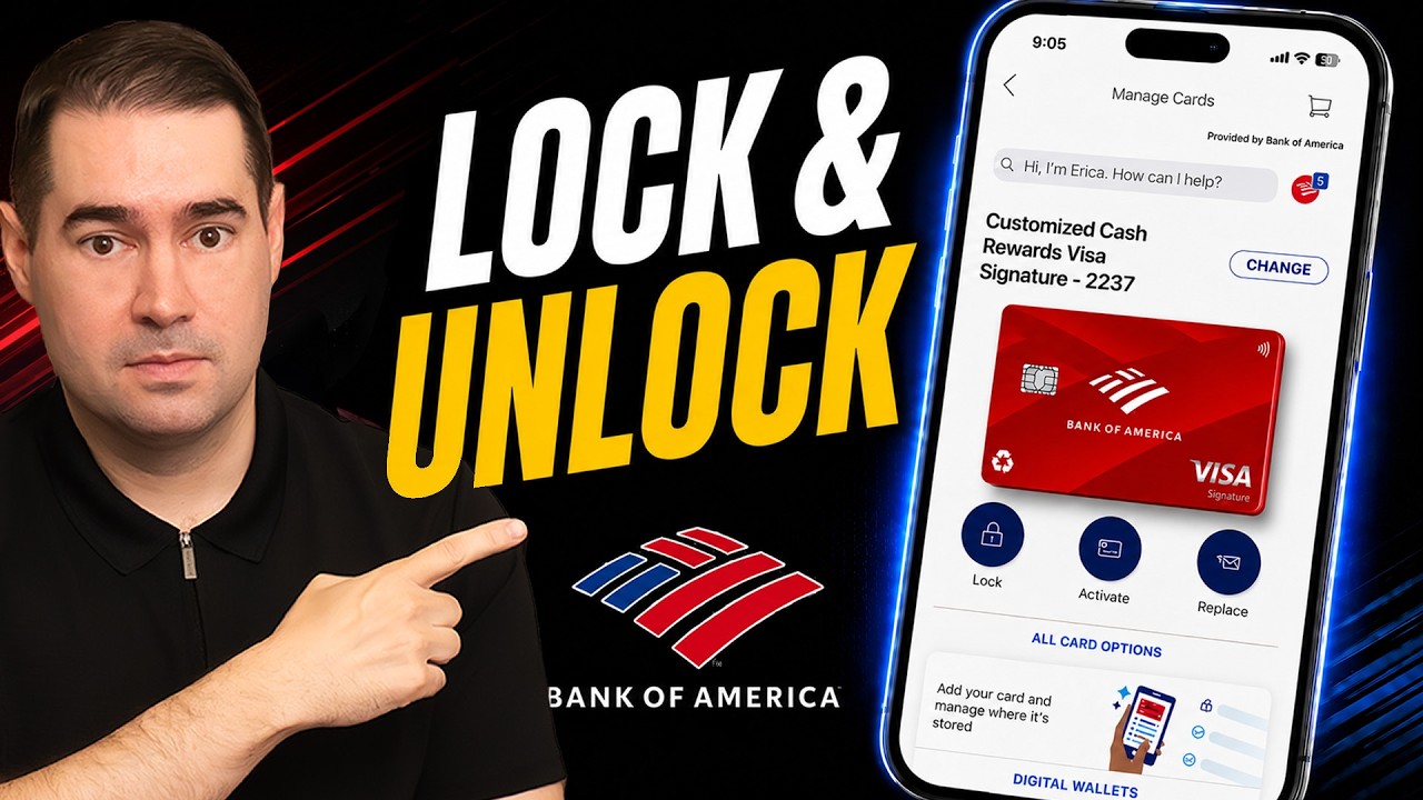 How to Lock and Unlock your Bank of America Credit Card