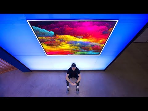 The Mind Bending 77-inch Wallpaper TV