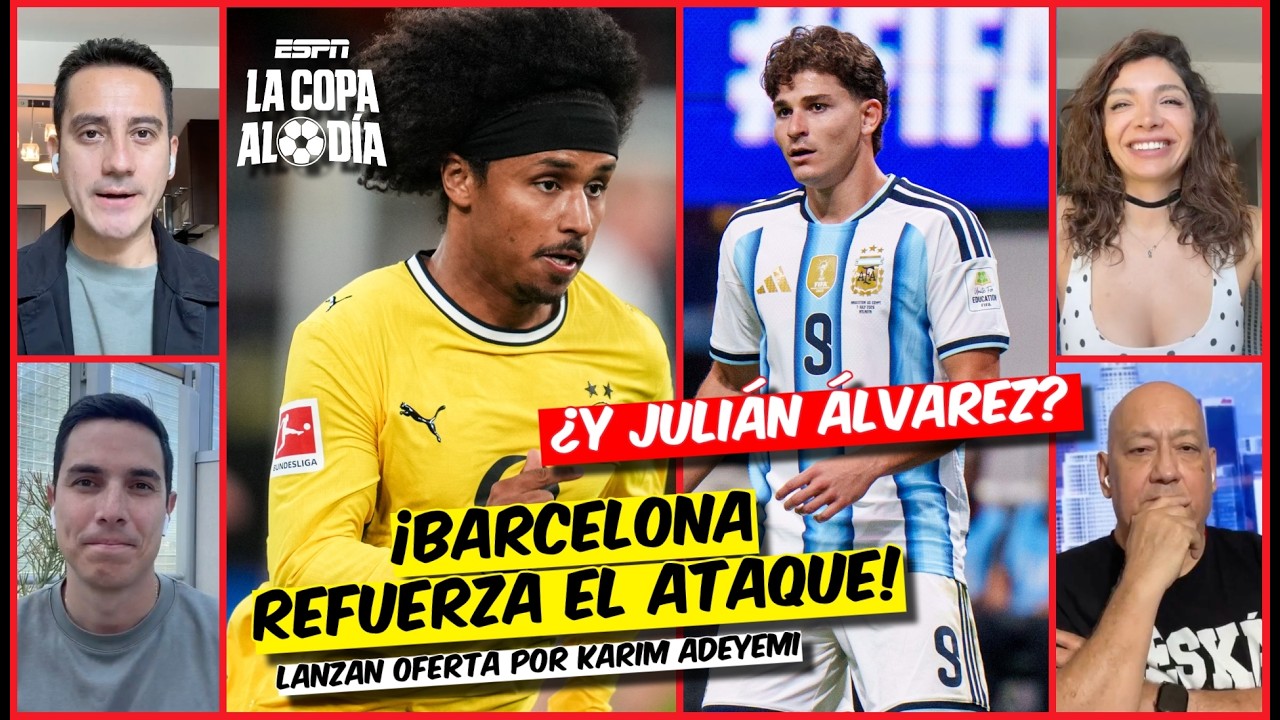 BARCELONA busca un NUEVO DELANTERO, ADEYEMI es la pieza que HANSI FLICK exige | La Copa al Día
