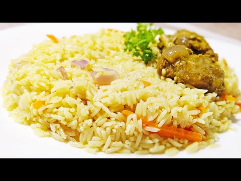 Chicken Stock Rice Recipe | How to Make Rice with Chicken Broth | Cook Rice with Chicken Broth