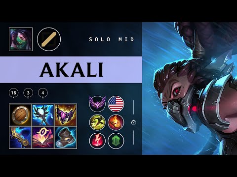 Akali Mid vs Annie - NA Master Patch 25.24