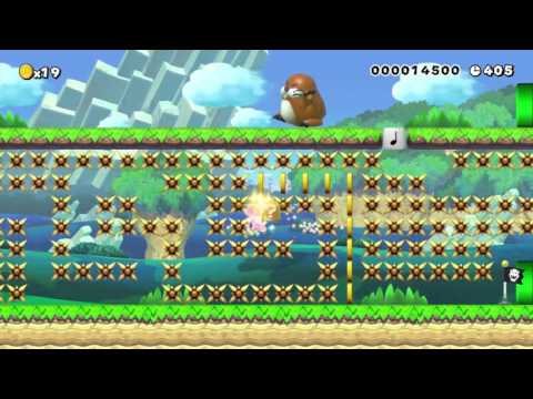Bring Monty Mole Home by Justin - Super Mario Maker - No Commentary 1AC