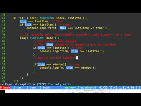 Javascript Jquery Each Function