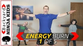 Kids Workout Energy Burn 1 of 5 - Kids Ninja Workout to Burn Off Energy and Wiggles!