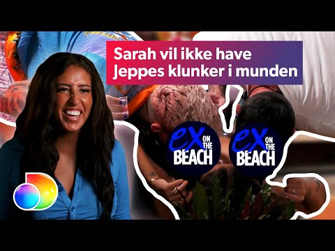 Sarah er forvirret over Jeppe og skaber pigeproblemer | Ex On The Beach | discovery+ Danmark