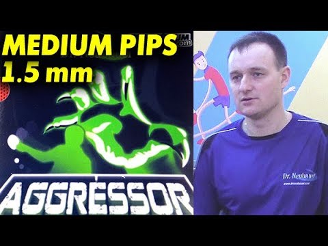 DR NEUBAUER Aggressor 1.5 mm - Maxim Cherepnin's review of very effective medium pips