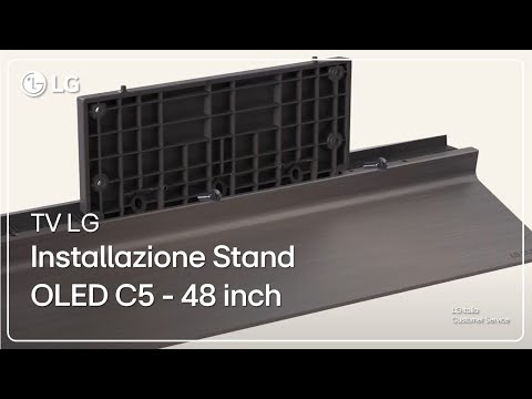 LG TV | LG OLED C5 스탠드 설치 가이드 | 48인치