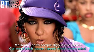 Christina Aguilera - Can&#39;t Hold Us Down ft. Lil&#39; Kim (Lyrics + Español) Video Official