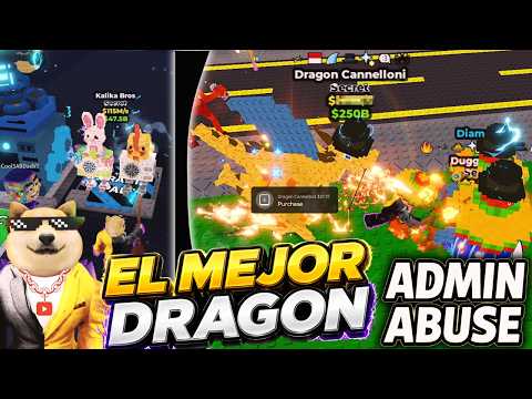 CONSEGUÍ DRAGON CANNELLONI en la MÁQUINA y NUEVOS BRAINROTS EXCLUSIVOS en el ADMIN ABUSE 😱🔥
