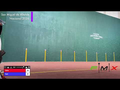 Nacional de Frontenis  San Miguel de Allende 2026 “FINAL” Talita VS Yael
