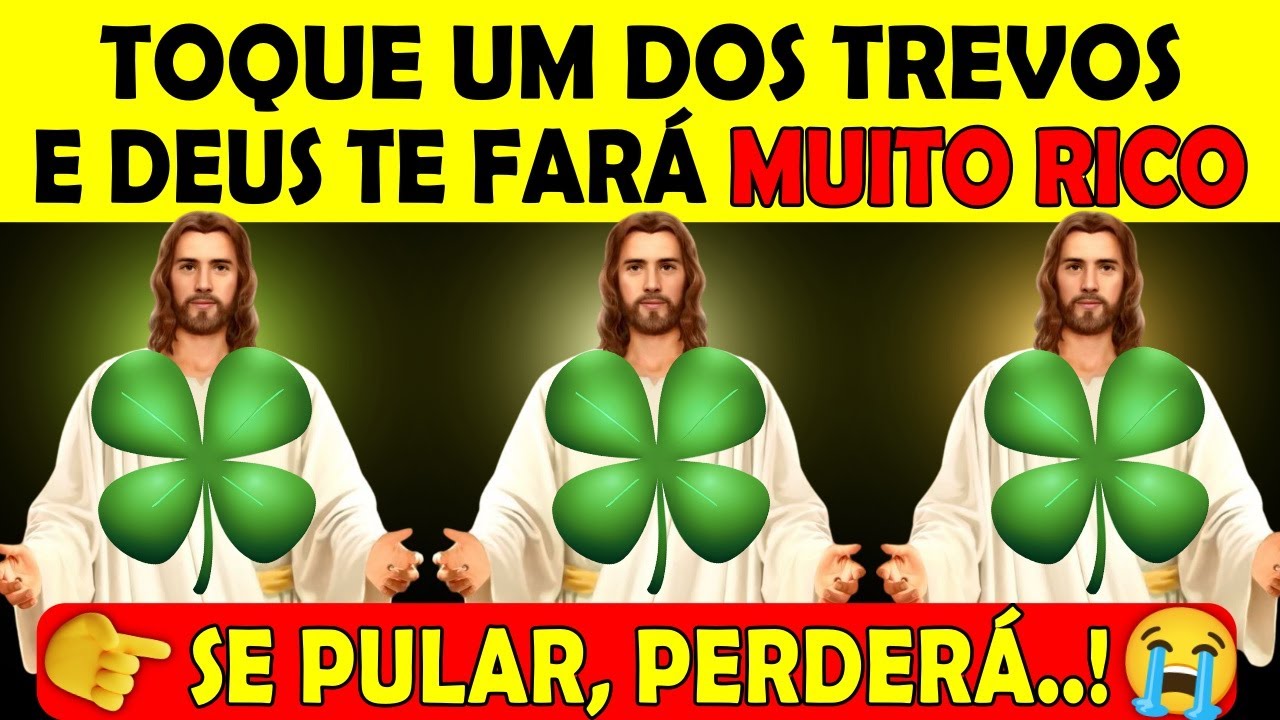 🤩 SEU MILAGRE CHEGOU! DEUS VAI TE FAZER RICO HOJE! 🎁 TOQUE E RECEBA! MENSAGEM DE DEUS