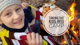 Showing the Kids Around Wilderness Camp | Bushcraft Camp Katyusha Episode 5