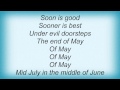 Devendra Banhart - Soon Is Good Lyrics