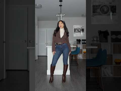 skinny jeans: YAY or NAY? 🤔 Sub for more style ideas 💡#fallfashion #skinnyjeans #fashiontrend