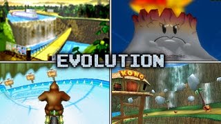Evolution of Donkey Kong Courses in Mario Kart (1996 - 2017)