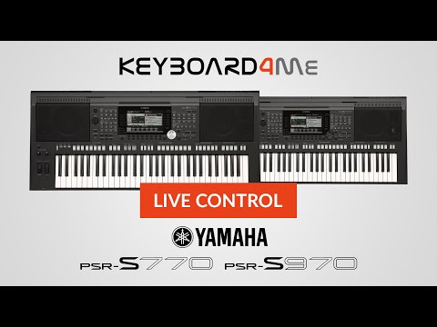 Yamaha PSR-s770 / PSR-s970 - Live Control - Keyboard4me.pl
