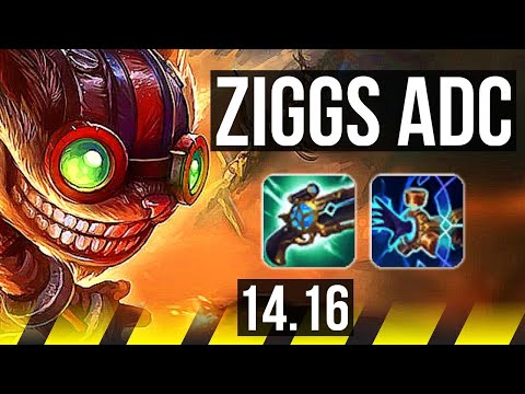 ZIGGS & Poppy vs ASHE & Milio (ADC) | 7/0/4, Godlike | NA Master | 14.16