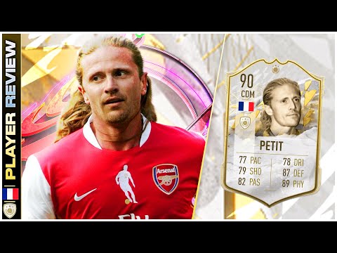 PRIME ICON 90 RATED EMMANUEL PETIT PLAYER REVIEW - FIFA 22 ULTIMATE TEAM - ONE OF THE BEST