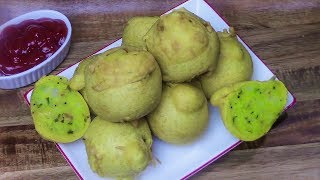 Download lagu Aloo Bonda Recipe | Tea time snack | Spicy potato dumplings | How to make aloo bonda mp3