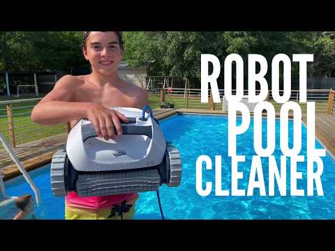 YouTube video about: Can you swim with robotic pool cleaner?