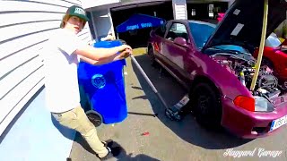 Ricer Civic went just as Bad for him