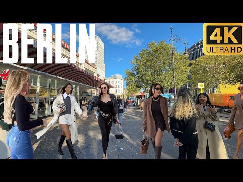 BERLIN,DEUTSCHLAND 🇩🇪| KUDAMM FASHION STREETS| WALKING TOUR