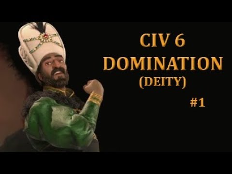 CIV 6 Deity, Domintation Victory Suleiman, part 1