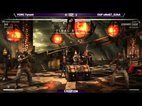 MKX - YOMI Tyrant (Jax) vs EGP oNe87_DJA (Johnny Cage) - TT6
