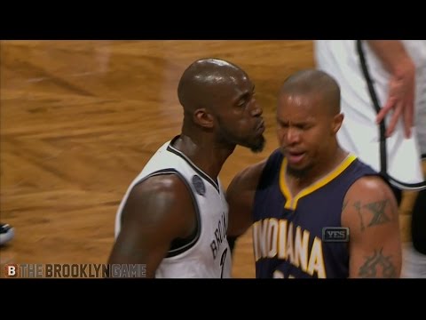 Kevin Garnett Blows in David West's Ear, Forces Technical