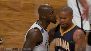Kevin Garnett Blows in David West's Ear, Forces Technical