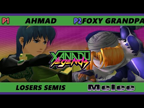 Xanadu Legends 3 Losers Semis - Ahmad (Marth) Vs. Foxy Grandpa (Sheik) Smash Melee - SSBM