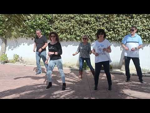Cucaracha Americana - Baile en Linea - Ball en Linea - Line Dance - Ballo Di Gruppo