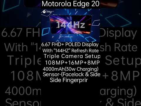 Motorola EDGE 20 & Full Review ⚡144 Refresh Rate,SD 778G,&more. #shorts #findyouredge #MotoEdge20