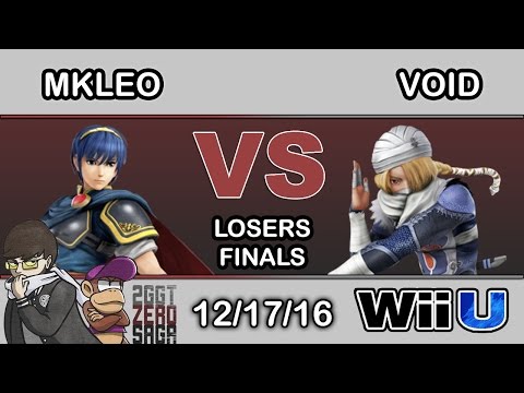 2GGT: ZeRo Saga - SF | MkLeo (Marth) Vs. CLG | VoiD (Sheik) Losers Finals - Smash Wii U