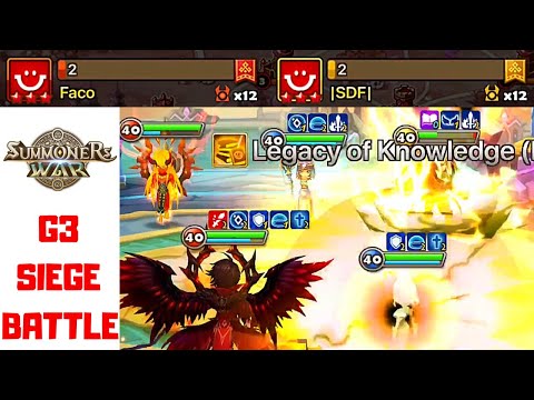 RISE OF TESARION/KAKI ERA! - High G3 Siege - GOAT v Faco v SDF - Summoners War