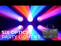 DJ Tony Chang Six Optics Party Light 3 Disco Lámpa Bérlés Esküvő DJ Rendezvény DJ