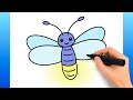 How To Draw A Firefly (Easy Drawing Tutorial)